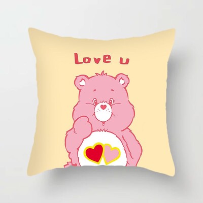 Μαξιλαράκι για μαθητή Καναπές σαλονιού Πίσω πλάτη Μαξιλαροθήκη δίπλα στο κρεβάτι Cartoon Bear Χαριτωμένο δώρο διακόσμησης