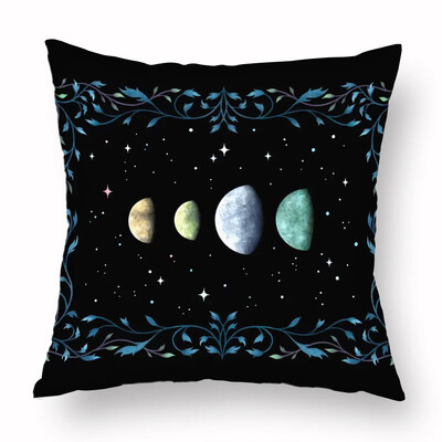 Magic Psychedelic Moon Print Pattern Sofa Jastuk Navlaka Jastučnica Home Party Auto Posteljina
