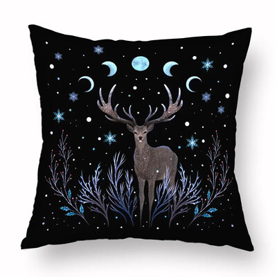 Magic Psychedelic Moon Print Pattern Sofa Jastuk Navlaka Jastučnica Home Party Auto Posteljina