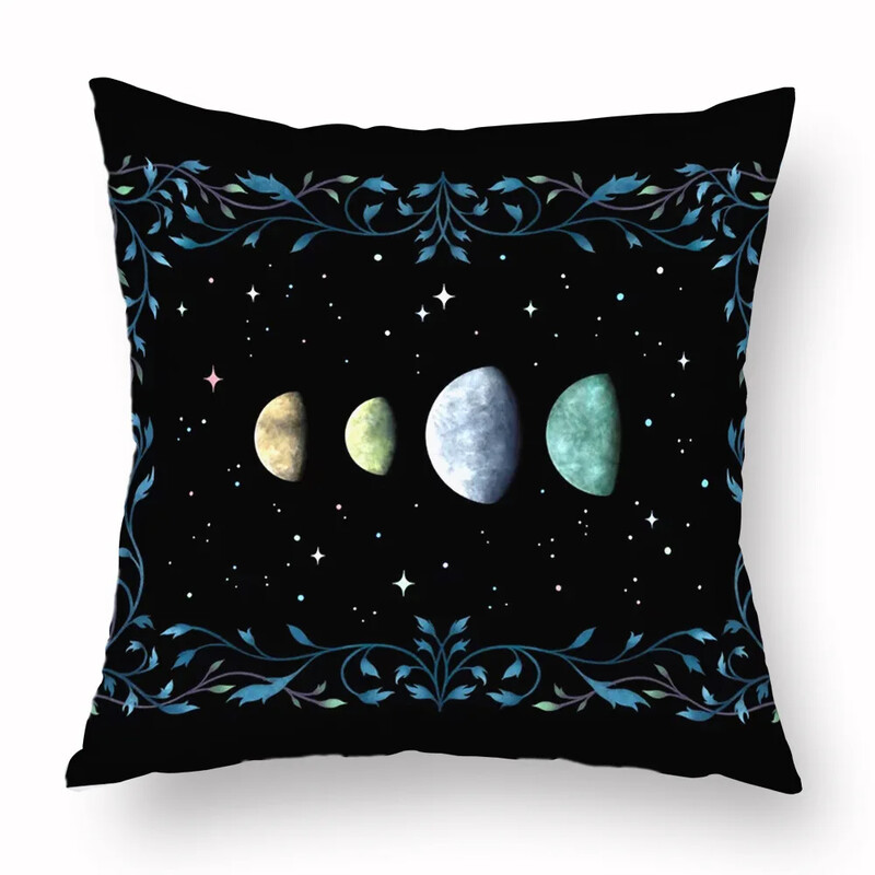 Magic Psychedelic Moon Print Pattern Sofa Jastuk Navlaka Jastučnica Home Party Auto Posteljina