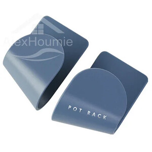 1/2/12 τεμ. Βάση για καπάκι κατσαρόλας Επιτοίχια κρεμαστή θήκη για κάλυμμα κατσαρόλας Ράφι Πλαστική σχάρα αποθήκευσης κουζίνας Οργανωτής κουζίνας