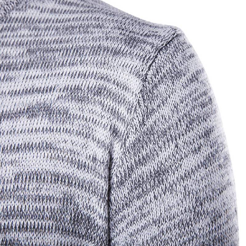 Novi 2018. muški puloveri za pletenje, ležerni pulover s dugim rukavima i O-izrezom, vuneni tanki sivi muški puloveri, pulover 2XL