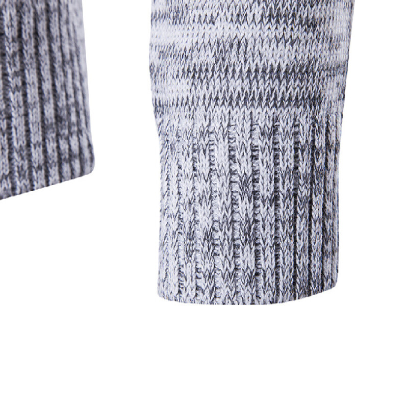 Novi 2018. muški puloveri za pletenje, ležerni pulover s dugim rukavima i O-izrezom, vuneni tanki sivi muški puloveri, pulover 2XL