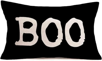 Halloween pravokutna jastučnica 12X20 inča Halloween lanena navlaka za jastuk Dekoracija jastučnice za kućni ured kauč na razvlačenje