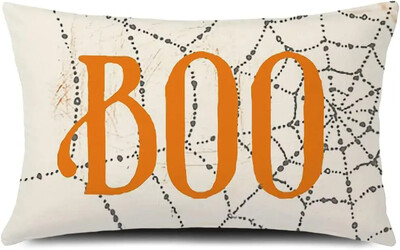 Halloween pravokutna jastučnica 12X20 inča Halloween lanena navlaka za jastuk Dekoracija jastučnice za kućni ured kauč na razvlačenje