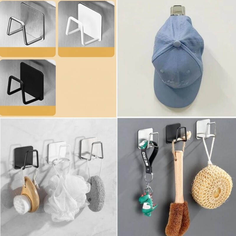 Kuhinjski sudoper od nehrđajućeg čelika Držač za spužve Samoljepljivi odvod Sušilica Kuhinjske zidne kuke Dodaci Organizator za odlaganje