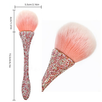 Professionals Nails Art Brush Luxurious Glitter Handle Nail Brush Dust Cleaning Μακιγιάζ Βούρτσα Αξεσουάρ Μανικιούρ Εργαλεία