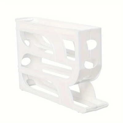 2024. Inovativni 4-slojni klizni dozator za jaja - stalak za jaja s automatskim motanjem, kutija za pohranu jaja u hladnjaku, dizajn otporan na udarce