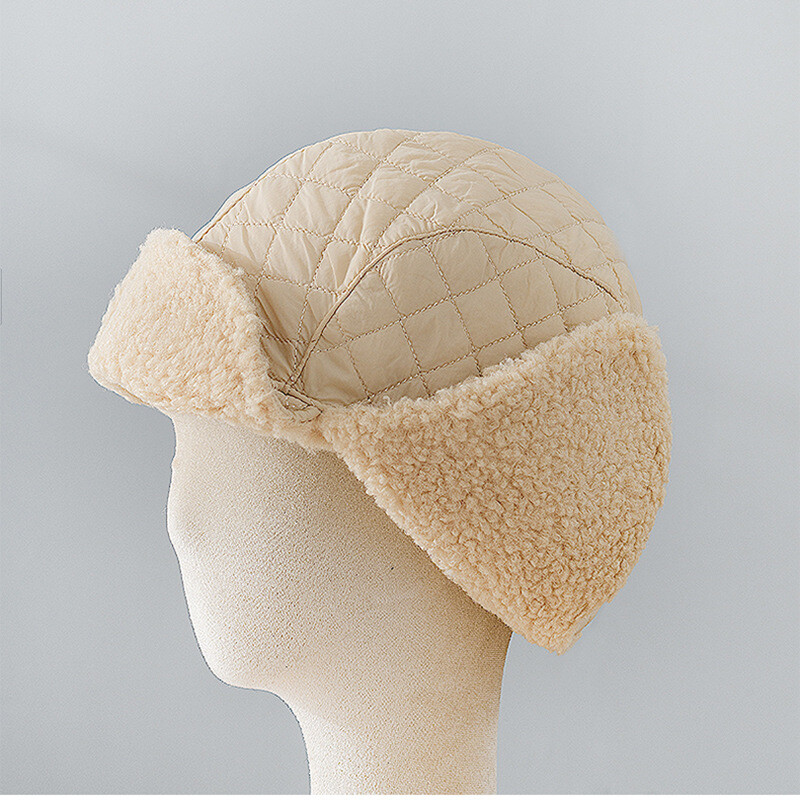 Unisex Νέα καπέλα βομβαρδιστικού χειμερινού πτερυγίου αυτιού Γούνινο καπέλο Ushanka Παχύ ζεστό ρωσικό καπέλο ποδηλασίας σκι Εξωτερικό αντιανεμικό μάλλινο πτερύγιο αυτιού