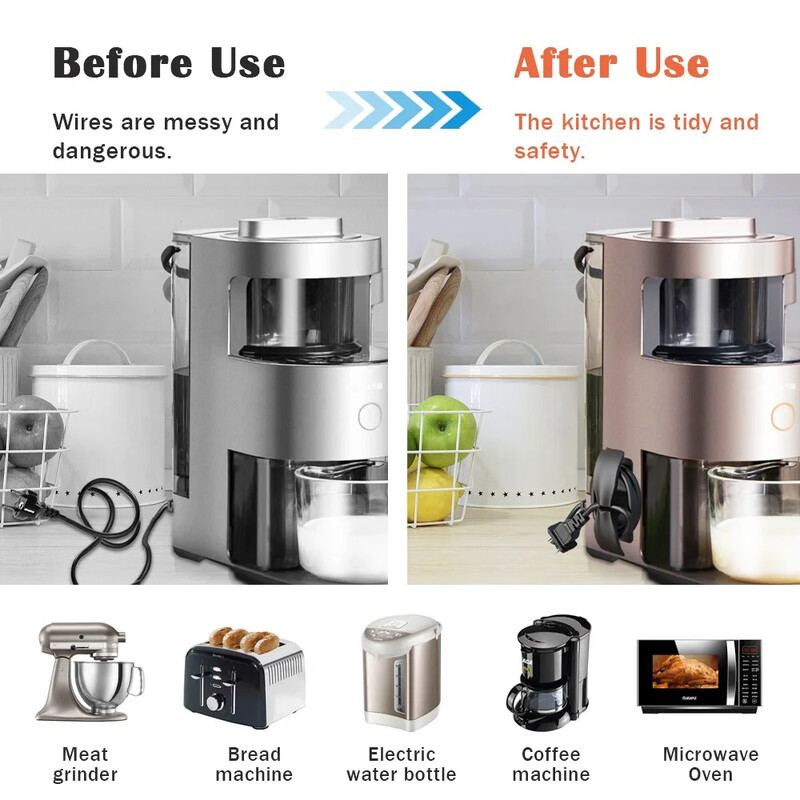 Namotač kabela Friteza na zrak Aparat za kavu Žica Fixe Žica Organizator za kabel Držač za kuhinju Ured Kući Upravljanje kabelom Namotač kabela