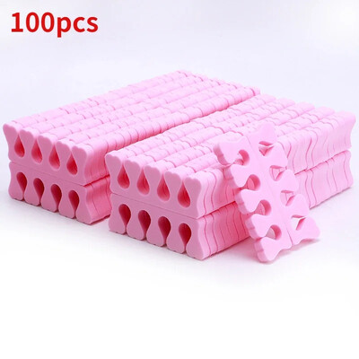 Nail Art Razdjelnici prstiju Prsti Stopala Spužva Meki UV gel lak Alati za uljepšavanje Paket za manikuru Pedikura Kompleti za nokte