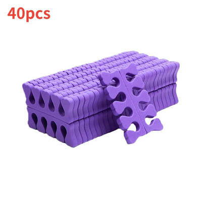 Nail Art Razdjelnici prstiju Prsti Stopala Spužva Meki UV gel lak Alati za uljepšavanje Paket za manikuru Pedikura Kompleti za nokte