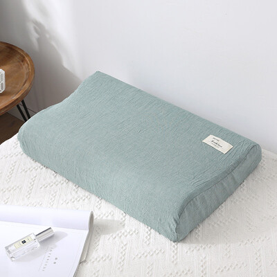 Mekana pamučna navlaka za jastučnicu od lateksa Jednobojna karirana jastučnica za spavanje za jastuk od memorijske pjene Jastuk od lateksa 30x50CM/40x60CM