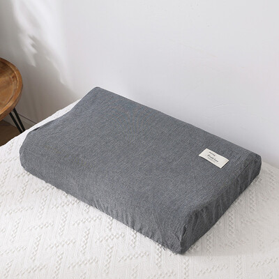 Mekana pamučna navlaka za jastučnicu od lateksa Jednobojna karirana jastučnica za spavanje za jastuk od memorijske pjene Jastuk od lateksa 30x50CM/40x60CM