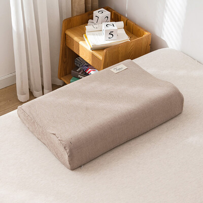 Mekana pamučna navlaka za jastučnicu od lateksa Jednobojna karirana jastučnica za spavanje za jastuk od memorijske pjene Jastuk od lateksa 30x50CM/40x60CM