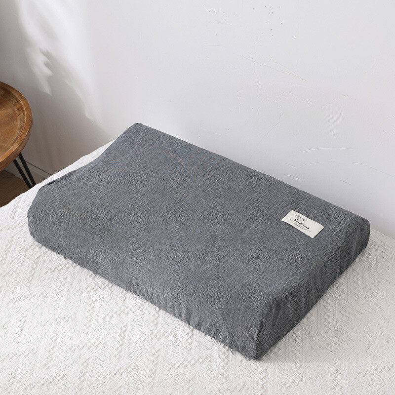 Mekana pamučna navlaka za jastučnicu od lateksa Jednobojna karirana jastučnica za spavanje za jastuk od memorijske pjene Jastuk od lateksa 30x50CM/40x60CM