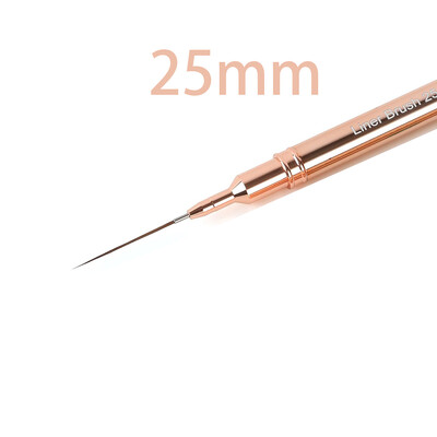 Σαμπάνια Nail Art Pens Detail Liner Brushes Εργαλεία νυχιών Long Lines Drawing Liner Brush UV Gel Polish Painting 4/8/12/20/25mm