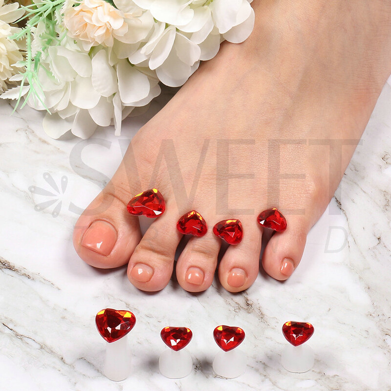 8 kom/pak. Silikonski odvajač za nožne prste Slatki mekani alati za pedikuru Tratinčica, srce od kamenčića Odvajač za prste stopala Alati za njegu BES13