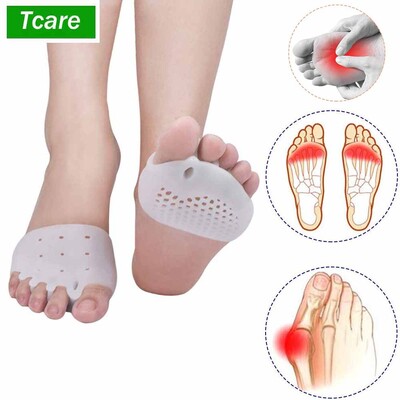 Tcare Foot Care Brace Support Gel Foot Pads, σωστά δάχτυλα φυσικά με διαχωριστικά δακτύλων Εξαιρετική επιλογή για την καταπολέμηση των κότσιων Unisex