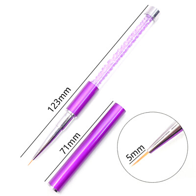 Nails Art Kist Linije Pruge Cvijeće Olovka za crtanje Akrilni UV gel Mreže za proširenje Kist 3D dizajn Alati za manikuru