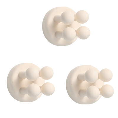 3kom Silikonski držači četkica za zube Kuka Vodootporna samoljepljiva zidna jednostruka kuka za vješanje ključeva Uslužni držač utikača