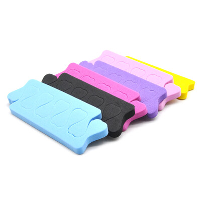 20 τμχ Μαλακά EVA διαχωριστικά δακτύλων Πολύχρωμα διαχωριστικά δακτύλων Nail Art Μανικιούρ Πεντικιούρ UV Gel Polish Beauty Nail Art Tools