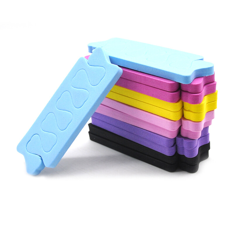 20 τμχ Μαλακά EVA διαχωριστικά δακτύλων Πολύχρωμα διαχωριστικά δακτύλων Nail Art Μανικιούρ Πεντικιούρ UV Gel Polish Beauty Nail Art Tools