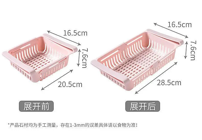 Hladnjak Rresh Organizator na izvlačenje Kuhinja na uvlačenje Kutija za organiziranje Košara za pohranu povrća i jaja