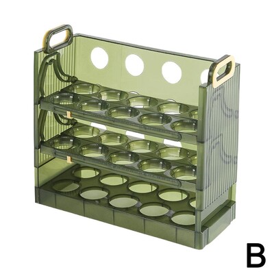 Hladnjak Kutija za pohranu jaja Dvoslojni držač stalka za jaja Spremnik za košaru za jaja Organizator Kuhinjski spremnik velikog kapaciteta