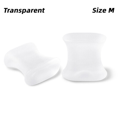 1 Pair Overlapping Toe Splitter Gel Separators Corrector Straightener Μαλακό προστατευτικό σιλικόνης Spacer Foot Care Tool Pedicure