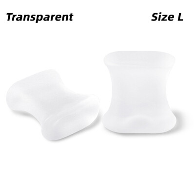 1 Pair Overlapping Toe Splitter Gel Separators Corrector Straightener Μαλακό προστατευτικό σιλικόνης Spacer Foot Care Tool Pedicure