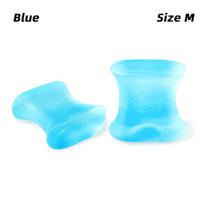 1 Pair Overlapping Toe Splitter Gel Separators Corrector Straightener Μαλακό προστατευτικό σιλικόνης Spacer Foot Care Tool Pedicure