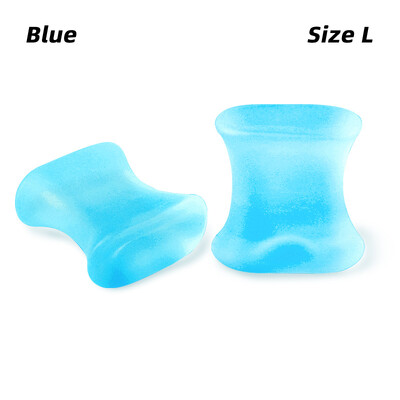 1 Pair Overlapping Toe Splitter Gel Separators Corrector Straightener Μαλακό προστατευτικό σιλικόνης Spacer Foot Care Tool Pedicure