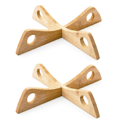 Izolacijske prostirke za lonce Kuhinjski stalak za lonce protiv opeklina Stalak od bambusa za lonac Stol Toplinska izolacija za posudu Kuhinjski pribor