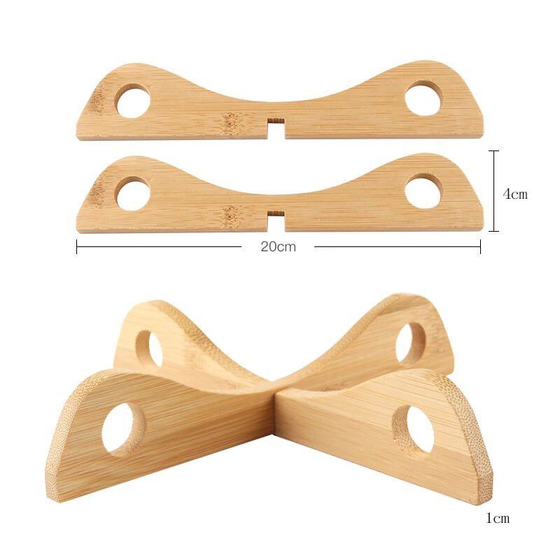 Izolacijske prostirke za lonce Kuhinjski stalak za lonce protiv opeklina Stalak od bambusa za lonac Stol Toplinska izolacija za posudu Kuhinjski pribor