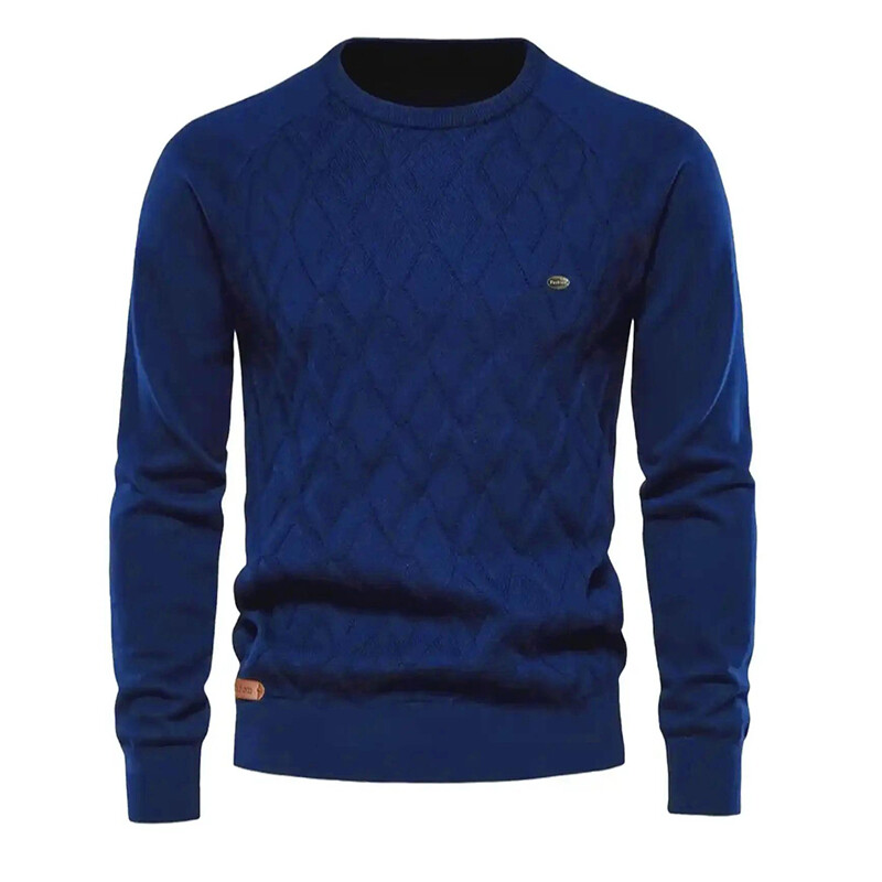 Ανδρικό πουλόβερ υψηλής ποιότητας χειμώνα 2024 πλεκτό πουλόβερ ανδρικό πλεκτό πλεκτό πουλόβερ χειμερινό πλεκτό βαμβακερό ανδρικό πουλόβερ