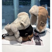 Bomber Kepurė Vyrai Moterys Stora Šilta Rusiška Ušanka Kailinė Skrybėlė Madinga Vyriška Moteriška Žieminė ausinė Pilotinė kepurė Vandeniui atspari slidinėjimo kepuraitė