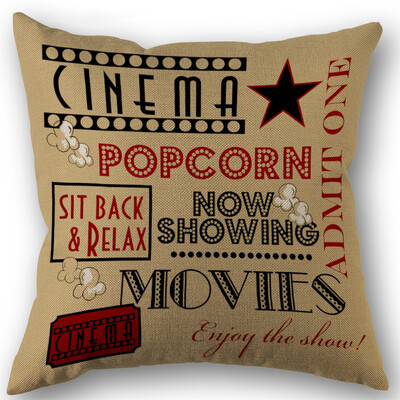 Hot Sale Stamp Abeceda Movie Series Lanena jastučnica s printom Kućna sofa Jastučnica za dnevnu sobu Spavaća soba Jastučnica