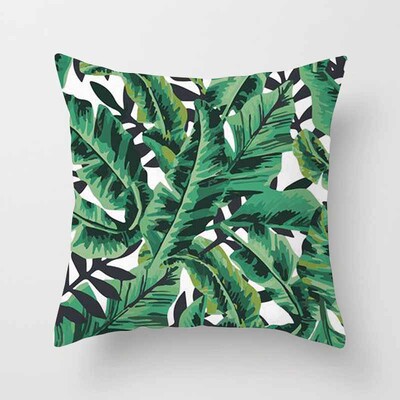 45x45cm Tropski kaktus Monstera uzorak poliesterska jastučnica jastučnica dnevna soba fotelja kauč ukras za dom