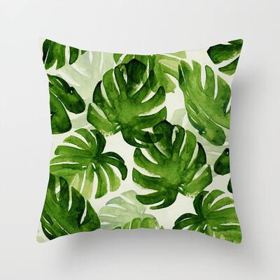 45x45cm Tropski kaktus Monstera uzorak poliesterska jastučnica jastučnica dnevna soba fotelja kauč ukras za dom