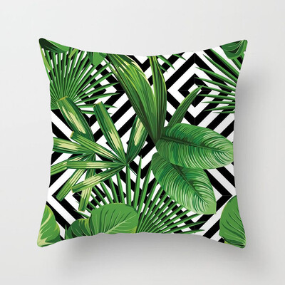 45x45cm Tropski kaktus Monstera uzorak poliesterska jastučnica jastučnica dnevna soba fotelja kauč ukras za dom