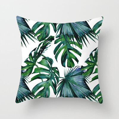 45x45cm Tropski kaktus Monstera uzorak poliesterska jastučnica jastučnica dnevna soba fotelja kauč ukras za dom
