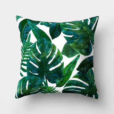 45x45cm Tropski kaktus Monstera uzorak poliesterska jastučnica jastučnica dnevna soba fotelja kauč ukras za dom