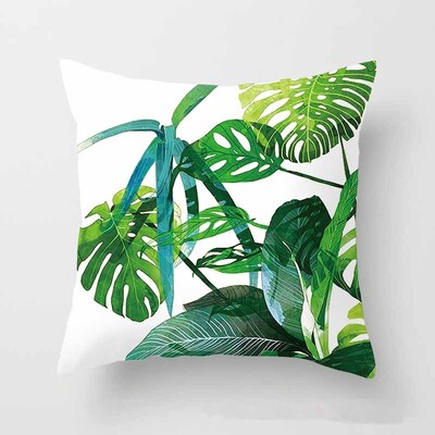 45x45cm Tropski kaktus Monstera uzorak poliesterska jastučnica jastučnica dnevna soba fotelja kauč ukras za dom
