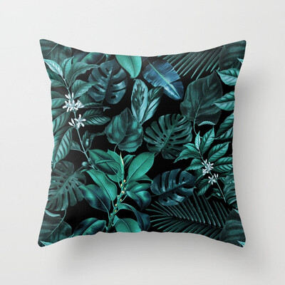 45x45cm Tropski kaktus Monstera uzorak poliesterska jastučnica jastučnica dnevna soba fotelja kauč ukras za dom