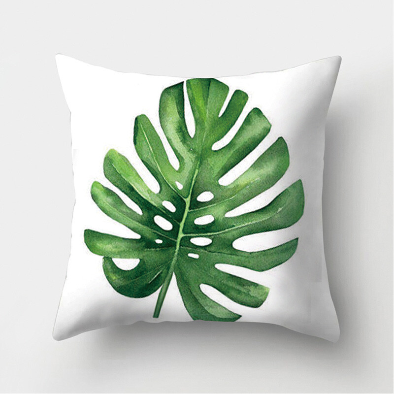 45x45cm Tropski kaktus Monstera uzorak poliesterska jastučnica jastučnica dnevna soba fotelja kauč ukras za dom