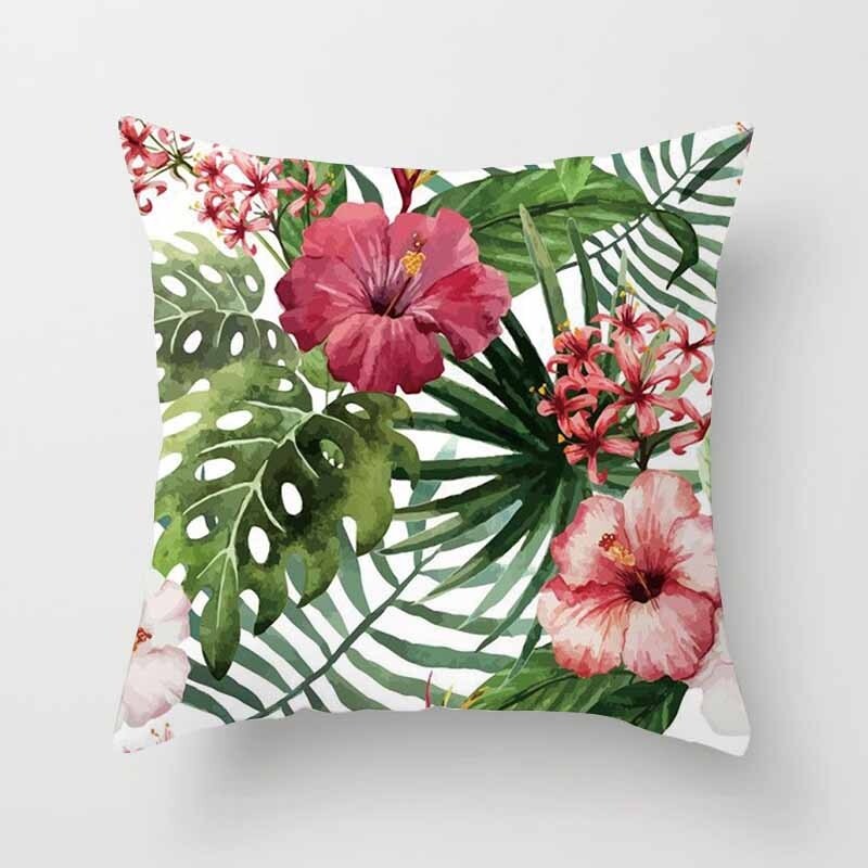 45x45cm Tropski kaktus Monstera uzorak poliesterska jastučnica jastučnica dnevna soba fotelja kauč ukras za dom