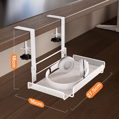 κάτω από το γραφείο διαχείρισης καλωδίων ράφι συρμάτινη σχάρα αποθήκευσης επίπεδη διχτυωτή σειρά υποδοχή οργάνωσης υποδοχή υποδοχή δρομολόγησης στο ράφι αποθήκευσης