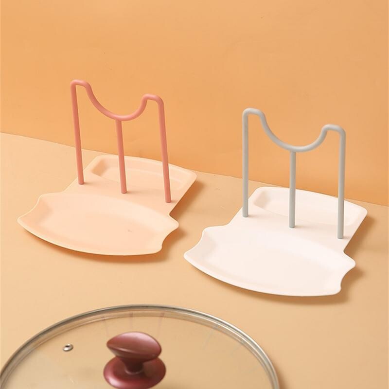 Daugiafunkcis virtuvės keptuvės puodo dangčio laikiklis Stovas Puodo dangčio stovas Šaukštas Puodo dangtis Mentele Šaukštas Sandėliavimo lentynos priedai