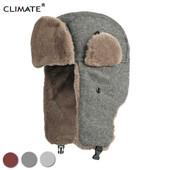 KLIMATS Saglabā siltumu Bomber Cepure Vēja necaurlaidīga Ushanka Cepure Ziemas Auss Seja Aizsargā Krievu Pilota cepures Kažokādas Slēpošanas Siltas Cepures Cepures ziemai